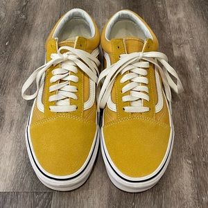 mustard yellow low top vans